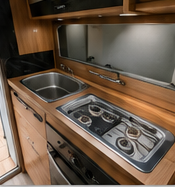 Cuisine d'un camping-car